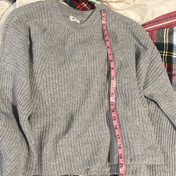 BP Grey Knit Sweater 1X - Picture 3 of 4